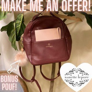 EUC Nanette Lepore Mini Dome Backpack